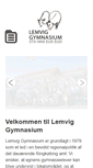 Mobile Screenshot of lemvig-gym.dk